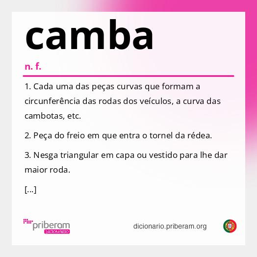 Significado de camba